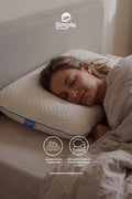 Visco Ortopedik Klasik Uyku Yastığı Memory Foam Hafızalı Yastık 60x40x15 cm