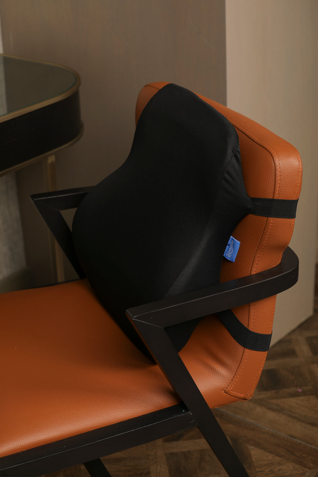 Visco Ortopedik Ergonomik Araç Bel-Sırt Yastığı 38 x 46 x 13 cm