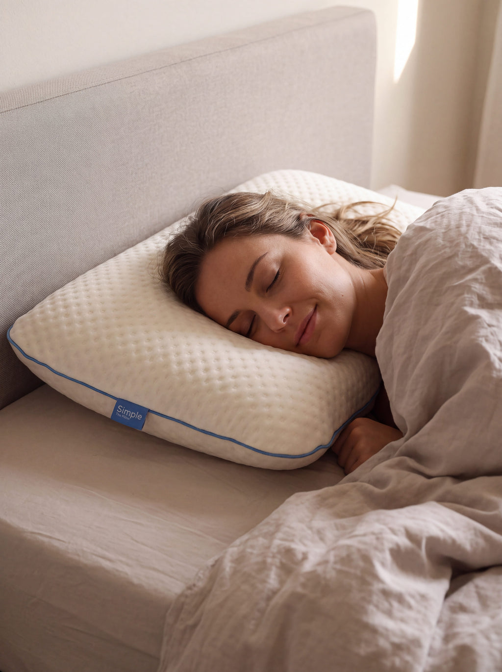 Visco Ortopedik Klasik Uyku Yastığı Memory Foam Hafızalı Yastık 60x40x15 cm