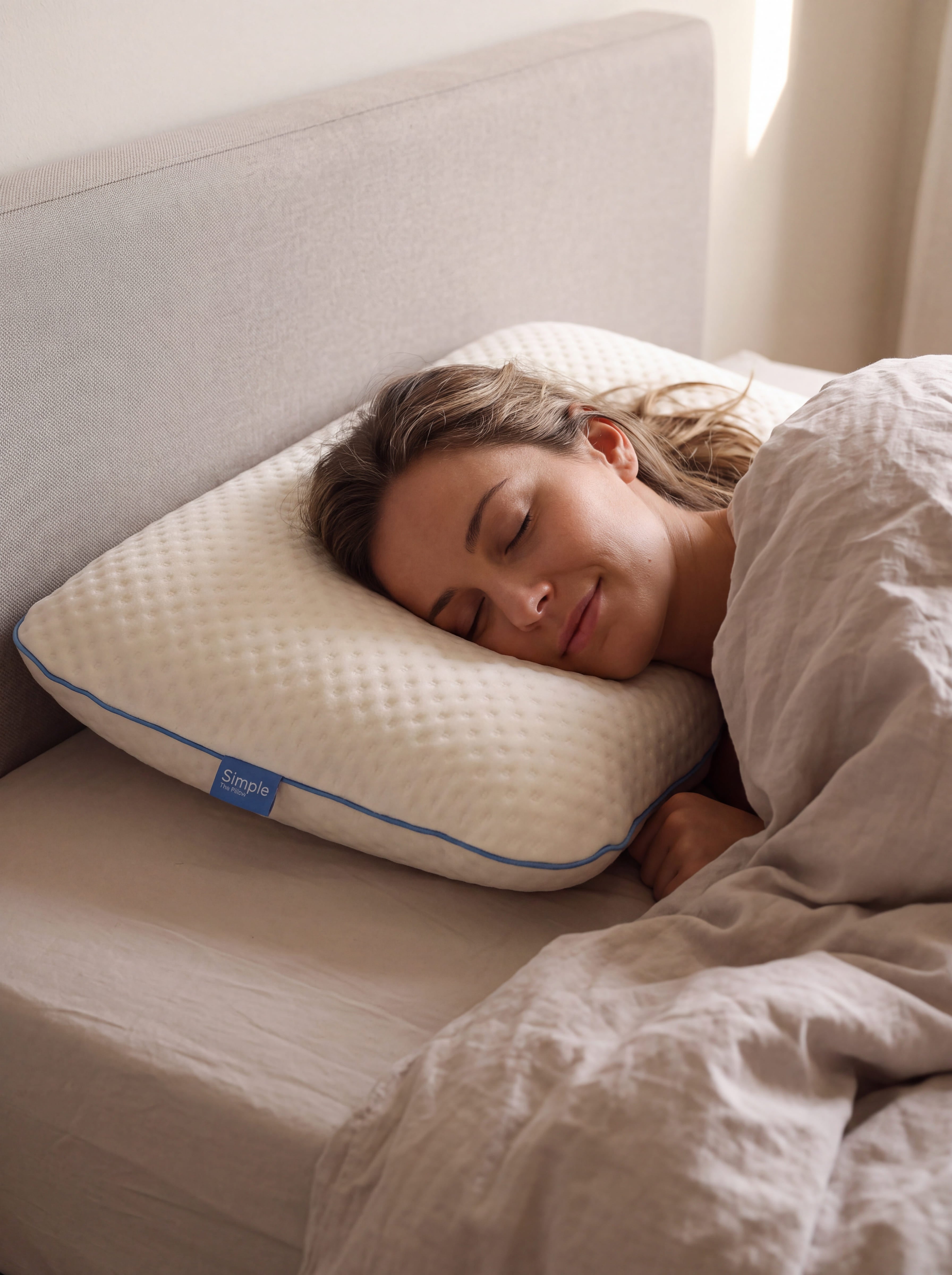 Visco Ortopedik Klasik Uyku Yastığı Memory Foam Hafızalı Yastık 60x40x15 cm