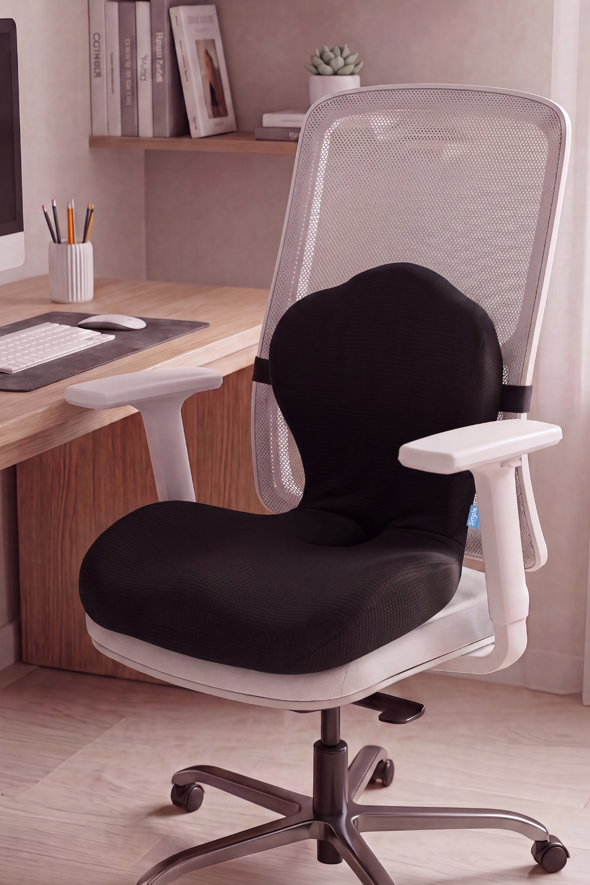 Visco Ortopedik Premium Bel Destek Oyuncu Yastığı Büyük Boy 77x45x38 cm