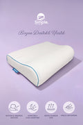 Visco Boyun Destekli Ortopedik Yastık 57x36 cm | Boyun Fıtığı, Boyun Düzleşmesi ve Boyun Ağrıları İçin |